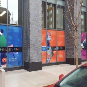 Perforated Window Vinyl