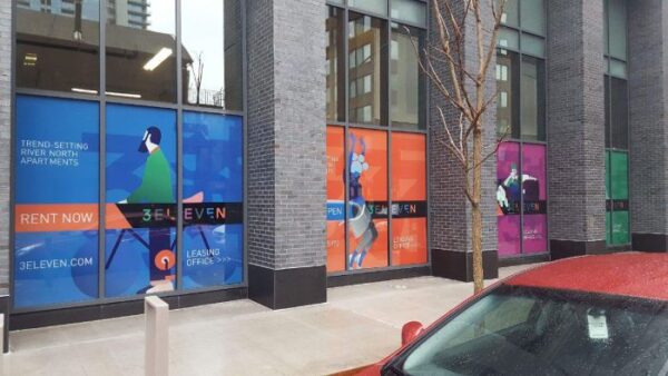 Perforated Window Vinyl